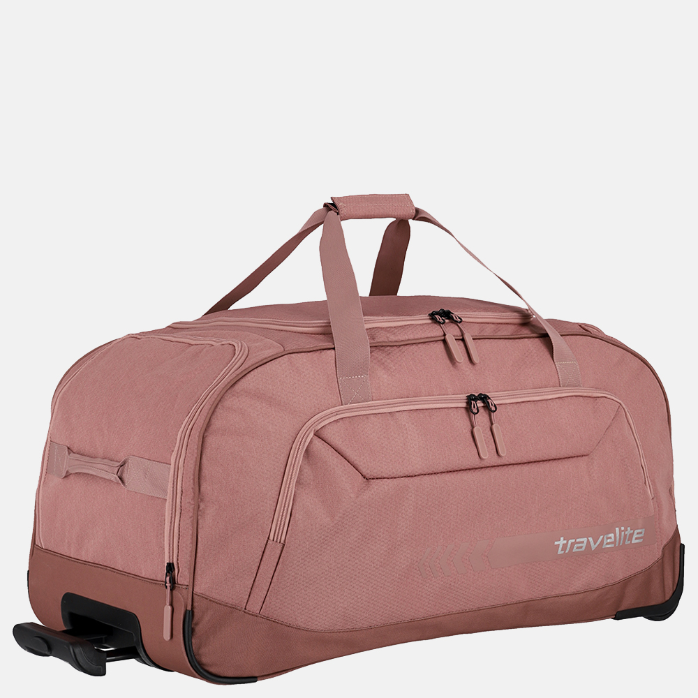 Travelite Kick Off Duffle wieltas XL rose bij Duifhuizen