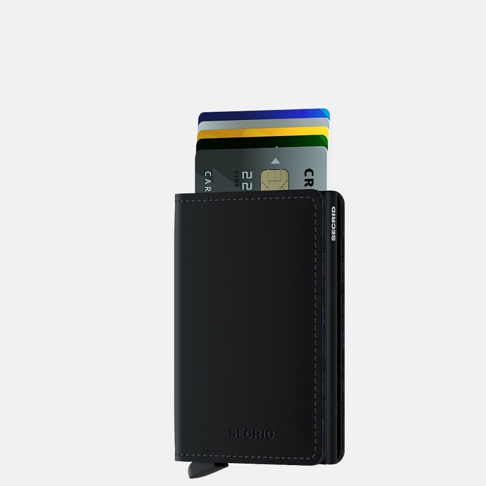 Secrid Slimwallet pasjeshouder matte black bij Duifhuizen