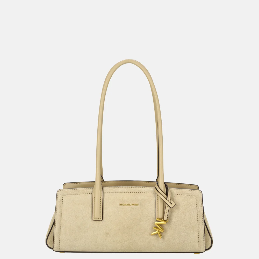 Michael Kors Laila schoudertas S khaki bij Duifhuizen