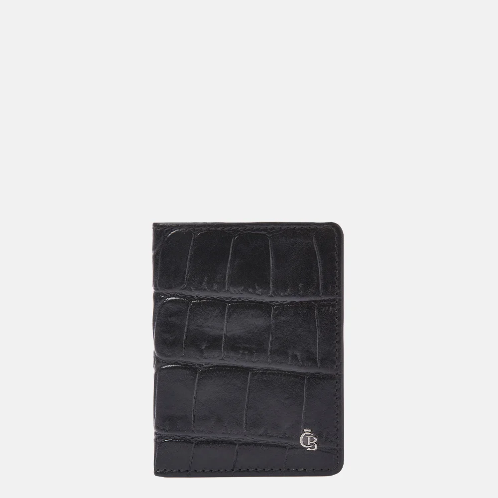 Castelijn en Beerens creditcard pasjeshouder croco black bij Duifhuizen