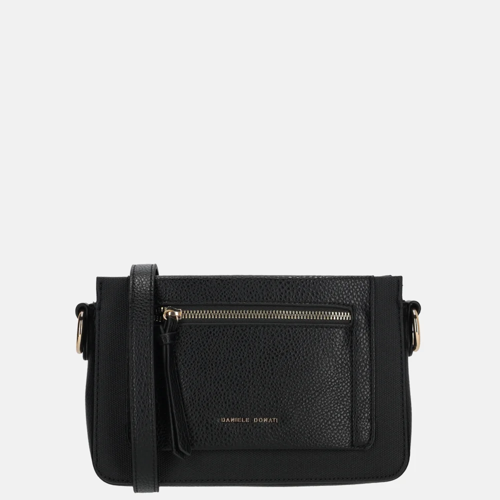 Daniele Donati crossbody tas black bij Duifhuizen