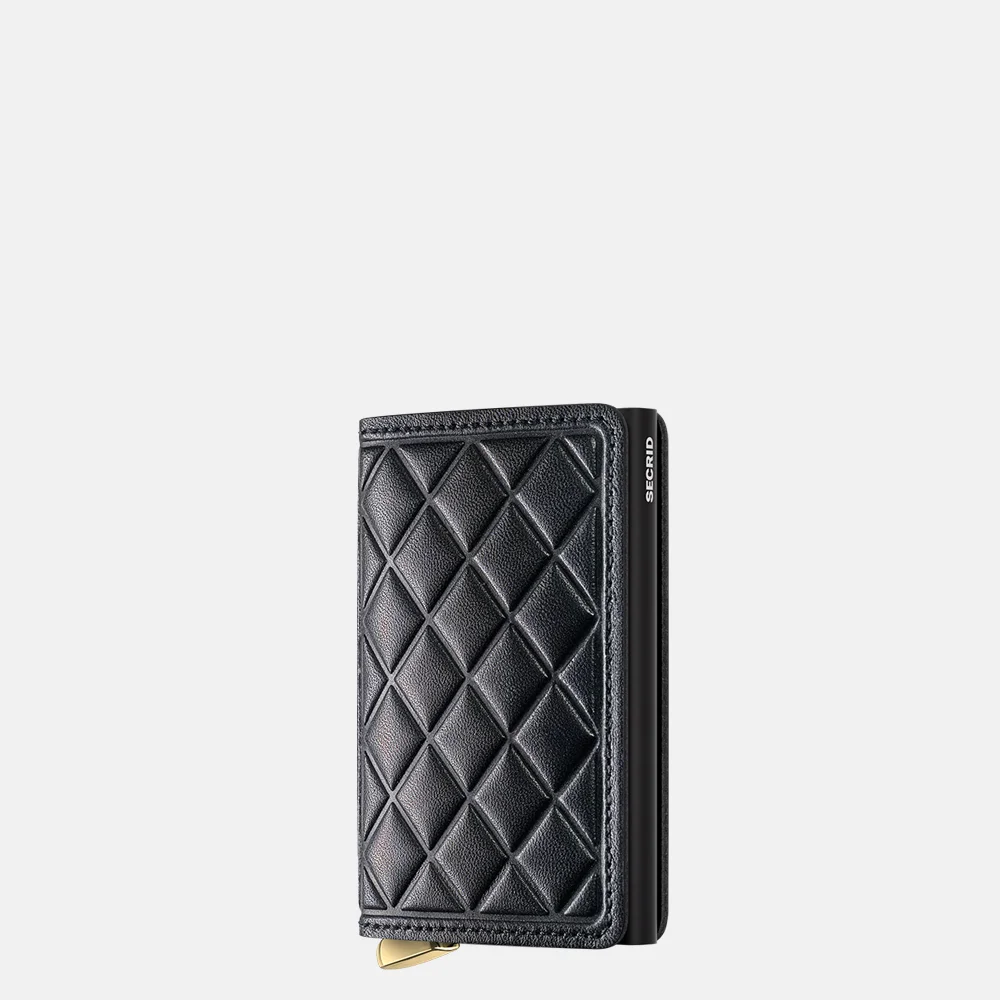 Secrid Premium Slimwallet pasjeshouder Emboss Diamond Black + bij Duifhuizen