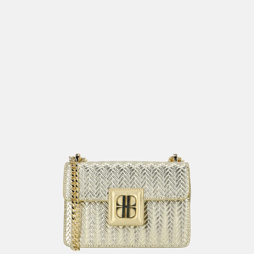 Laurent David Amy schoudertas vlecht gold