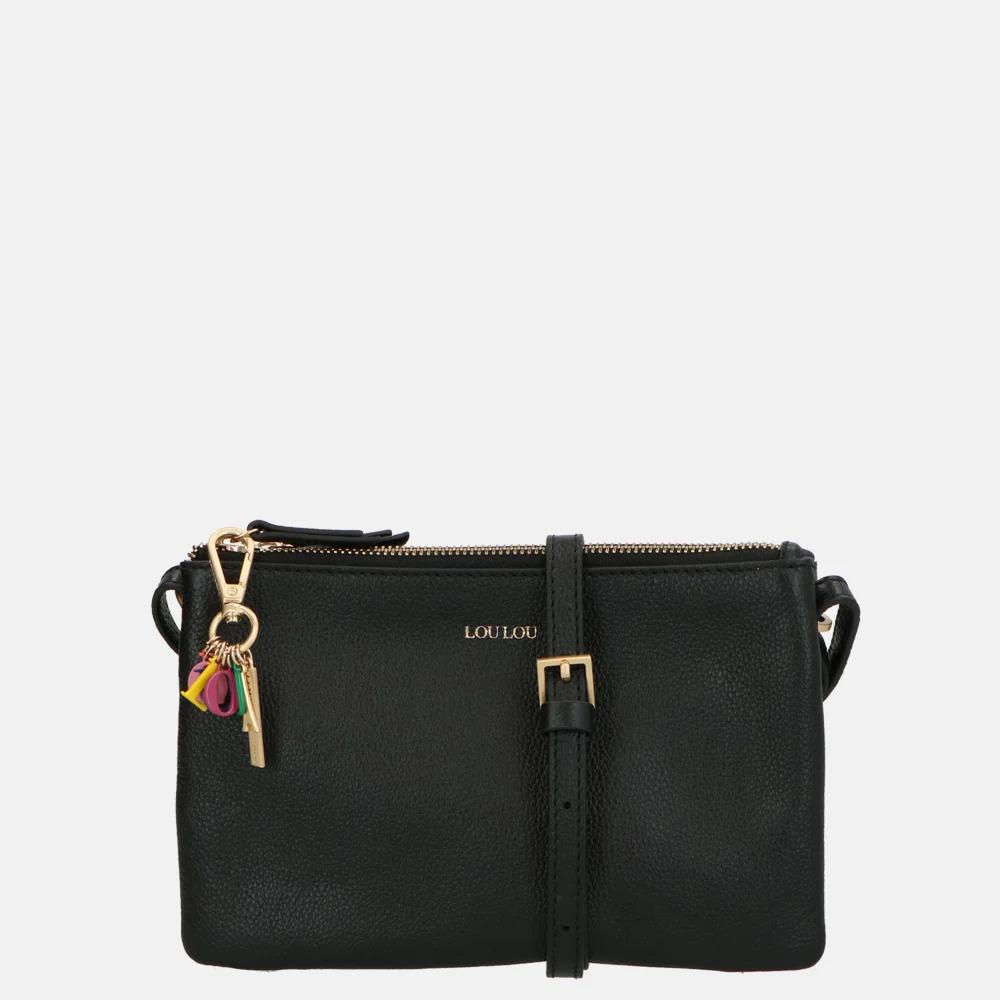 Loulou Essentiels Camille crossbody tas black