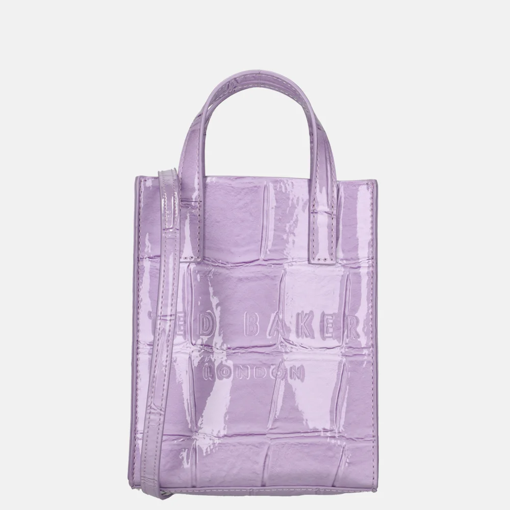 Ted Baker Gatocon crossbody tas XS lilac bij Duifhuizen