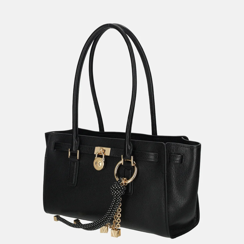 Michael Kors Hamilton schoudertas tote black bij Duifhuizen
