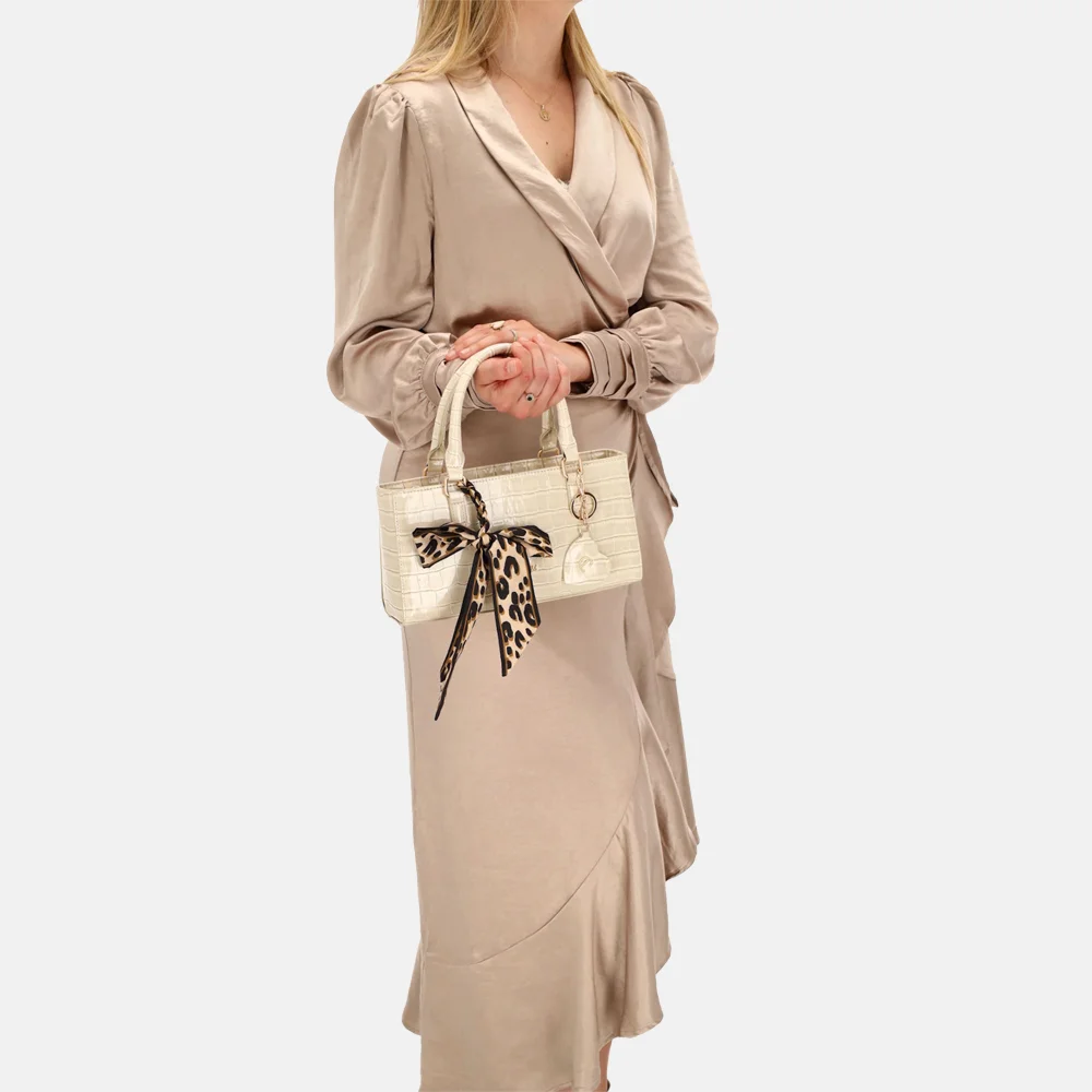 Charm London Knightbridge handtas beige bij Duifhuizen