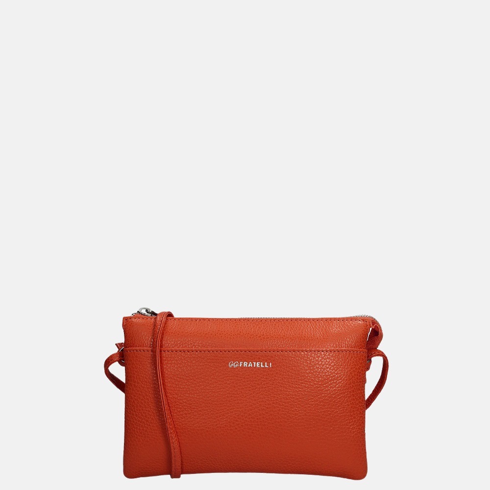 GiGi Fratelli Romance crossbody tas orange bij Duifhuizen