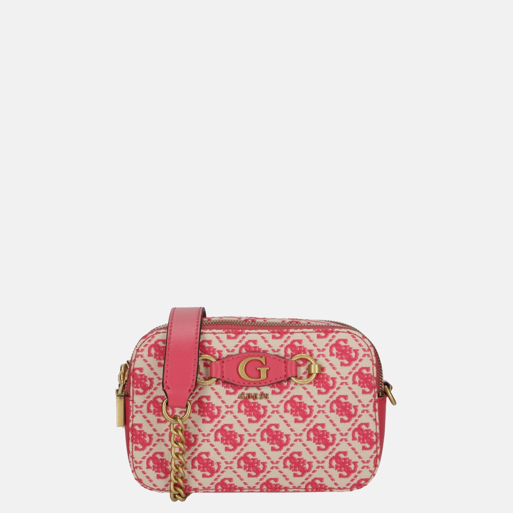 Guess Izzy crossbody tas magenta logo