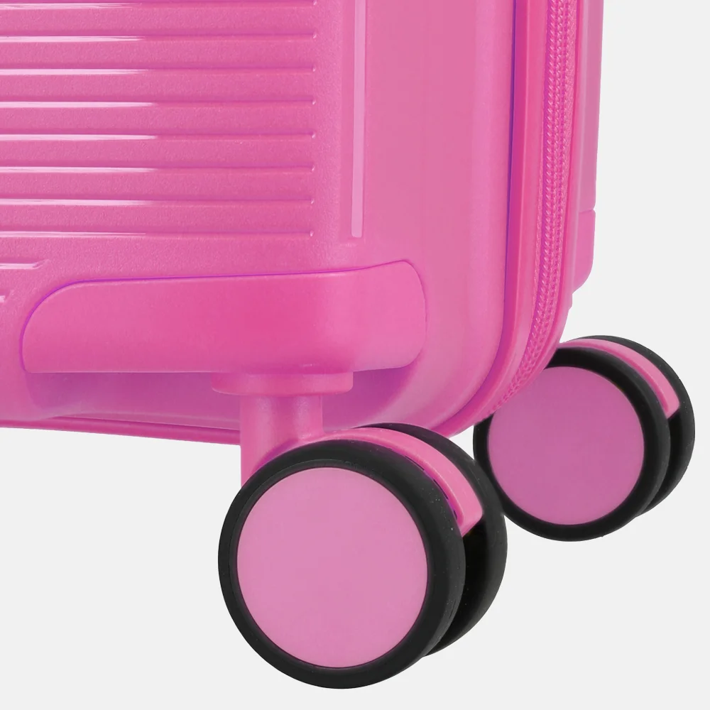Travelite Pacific spinner 55cm pink bij Duifhuizen