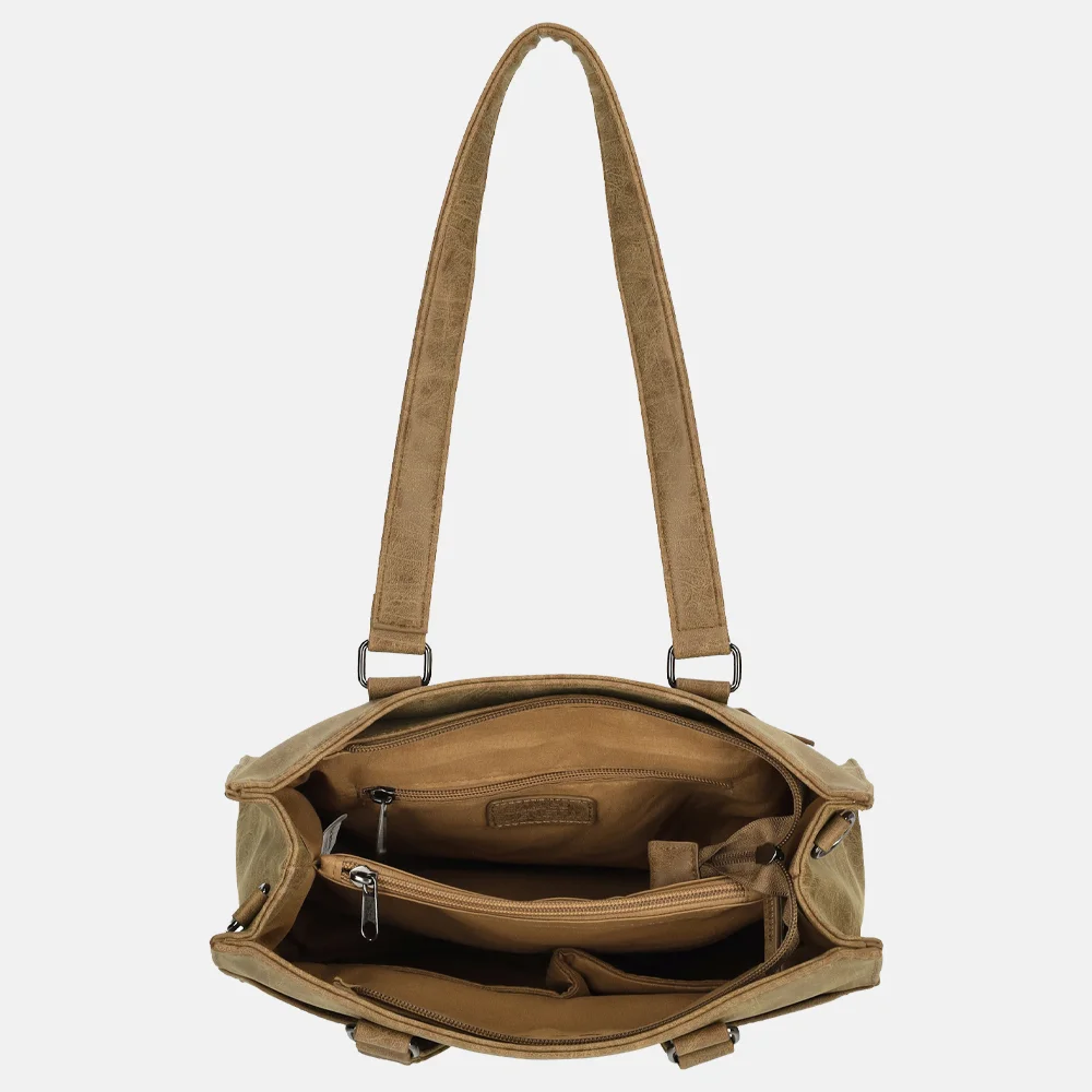 Enrico Benetti Kate handtas M camel bij Duifhuizen