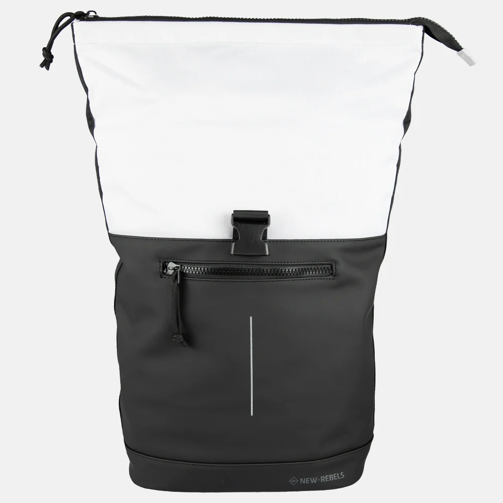 New Rebels Backham laptoprugzak 15 inch L black bij Duifhuizen