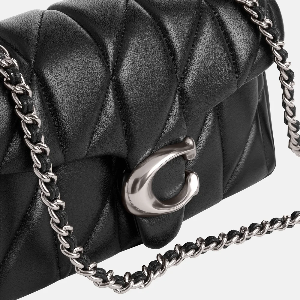 Coach Tabby Quilted crossbody tas 20' black bij Duifhuizen