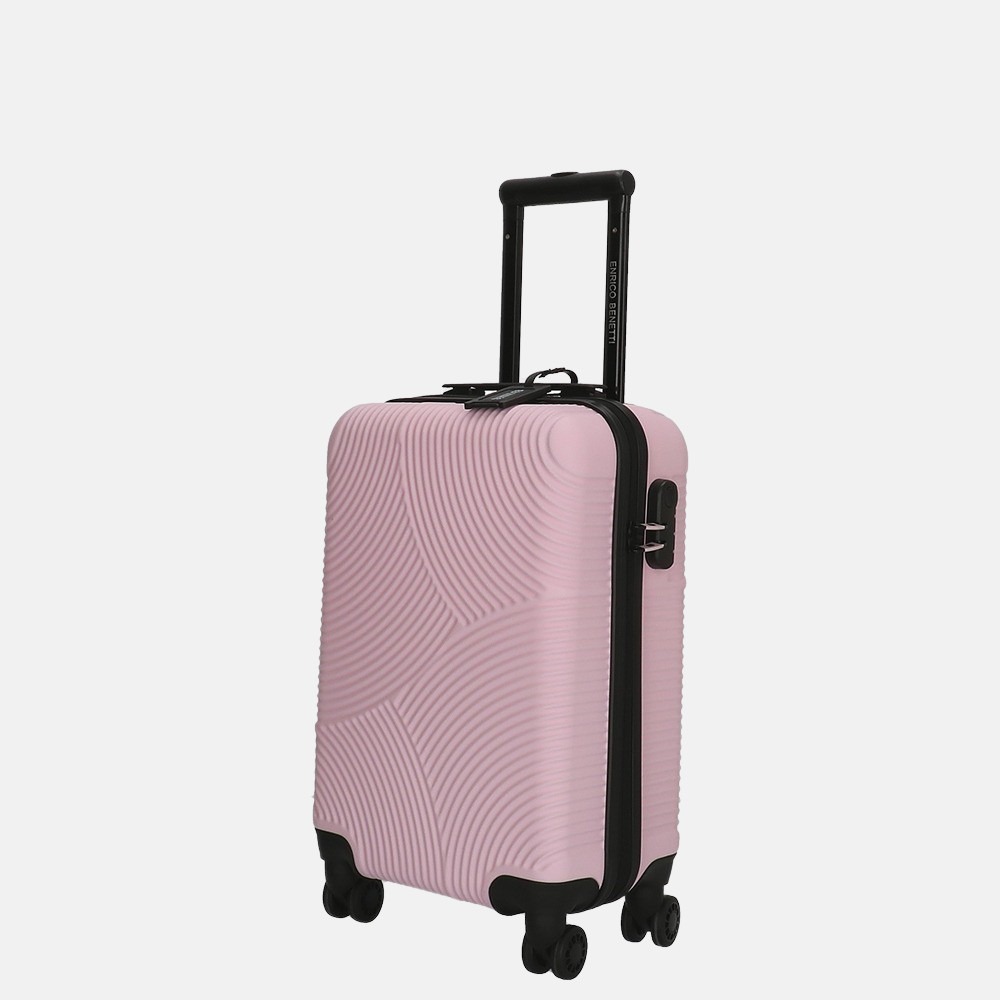 Enrico Benetti Louisville koffer 55 cm pink bij Duifhuizen