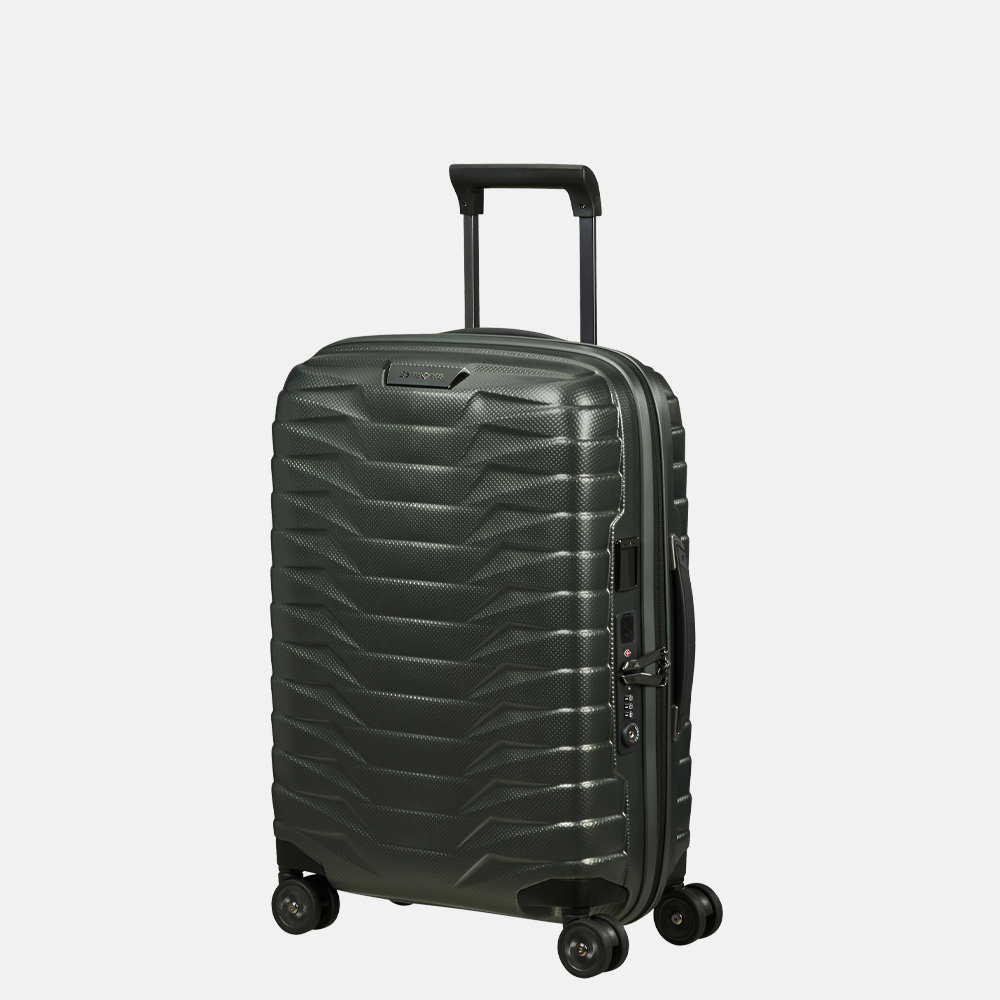 Samsonite Proxis expandable handbagage koffer 55 cm matt climbing ivy bij Duifhuizen