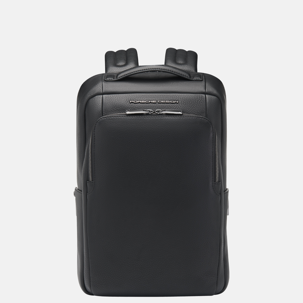 Porsche Design Roadster rugzak XS 13 inch leer black bij Duifhuizen Porsche Design Roadster rugzak XS 13 inch leer black bij Duifhuizen