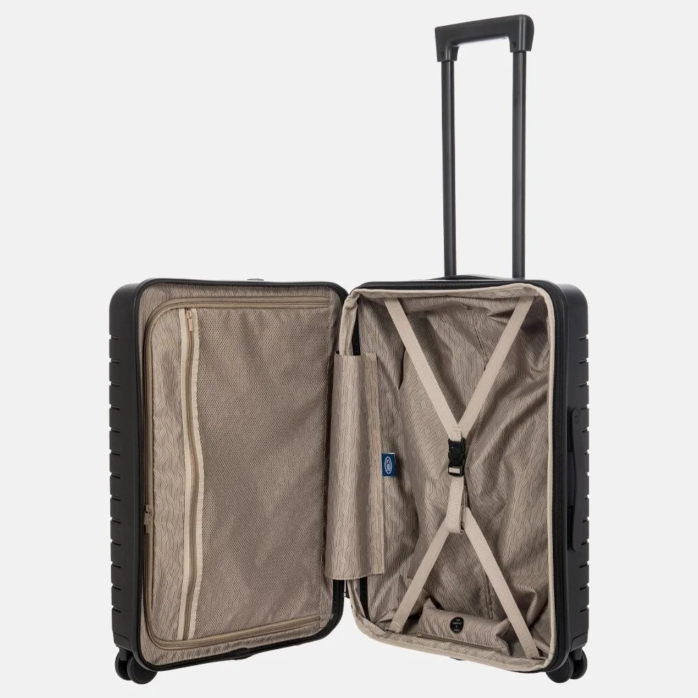 Bric's Ulisse Expandable koffer 65 cm black bij Duifhuizen