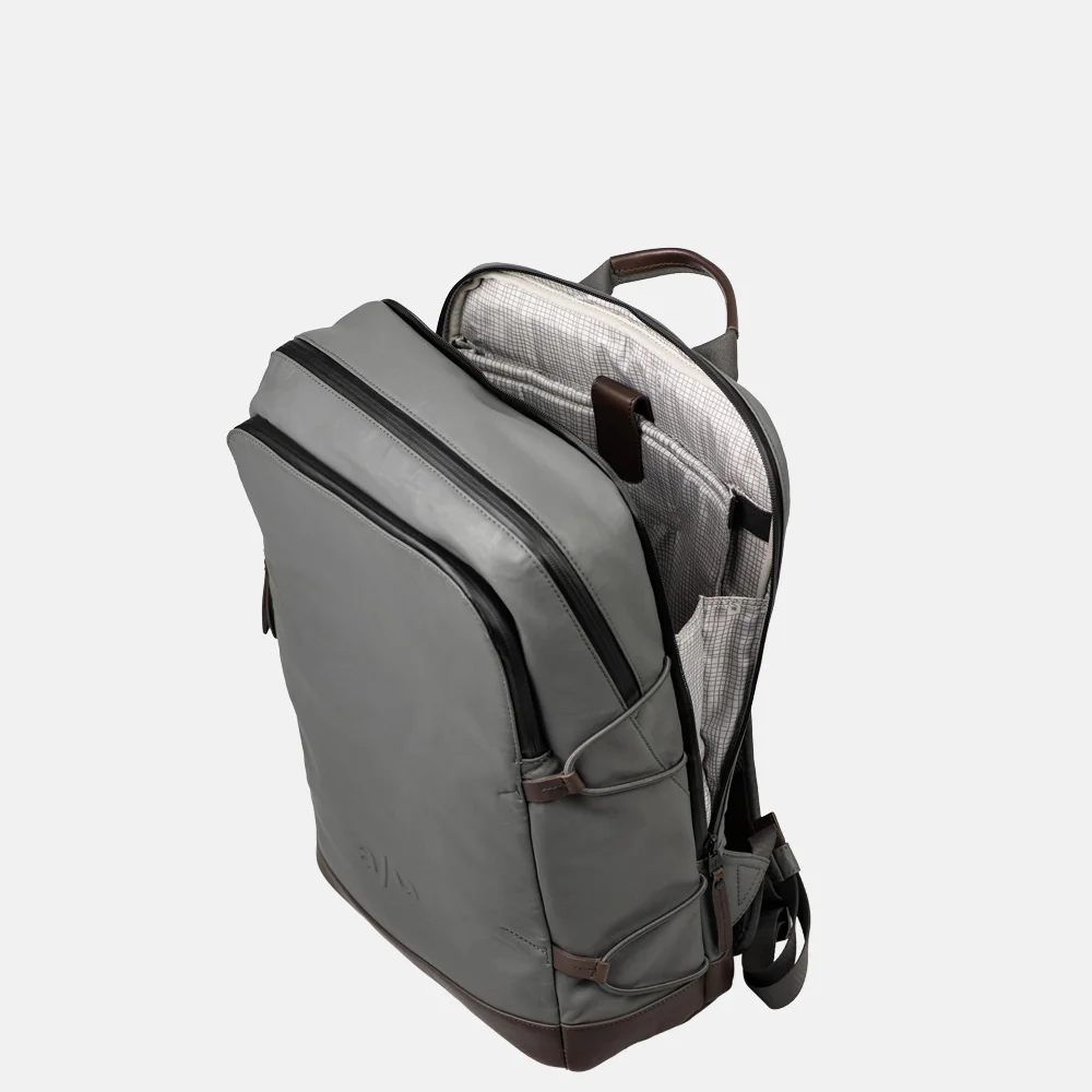 Aunts and Uncles Japan Kawaguchi rugzak 15 inch pewter bij Duifhuizen