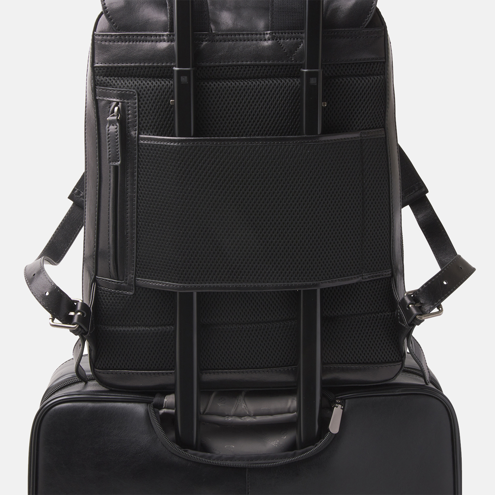 Castelijn & Beerens Gaucho Guus rugzak 15.6 inch zwart bij Duifhuizen