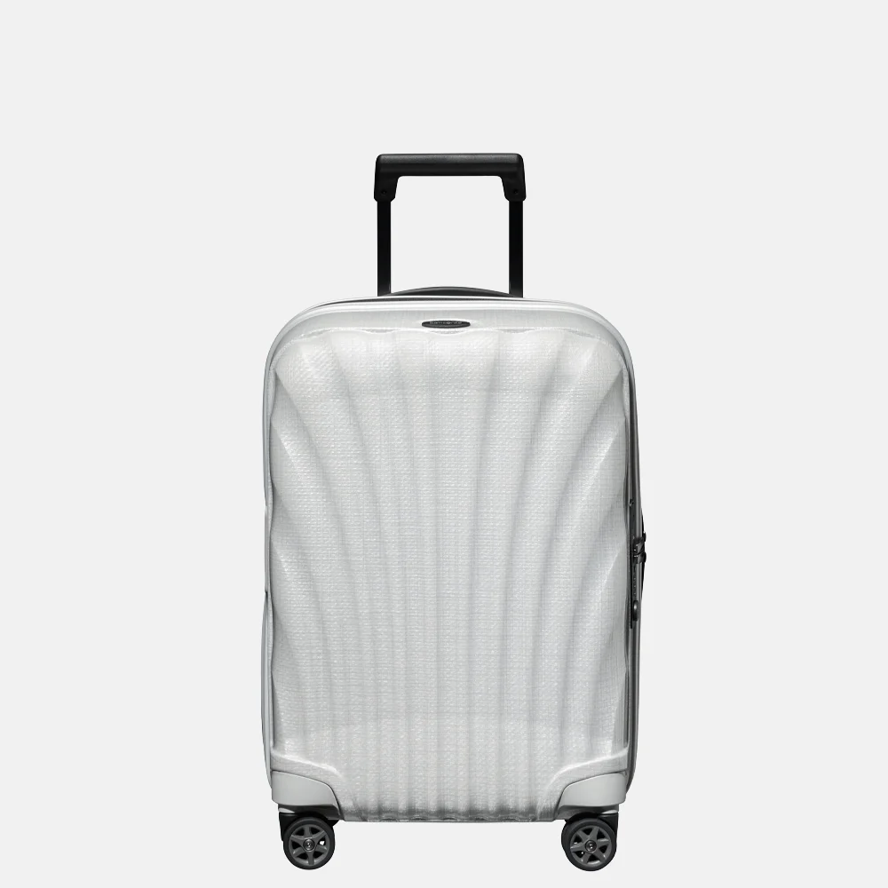 Samsonite C-Lite handbagage koffer 55 cm uitbreidbaar off white