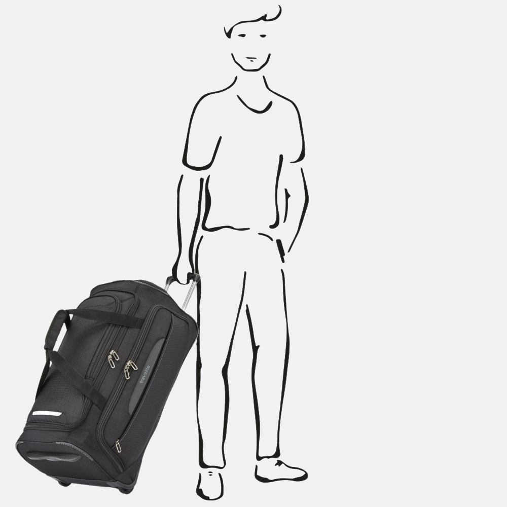 Travelite Crosslite reistas M black bij Duifhuizen