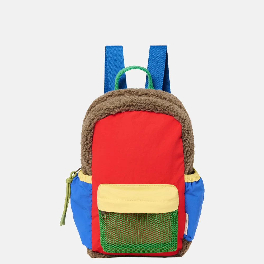 Studio Noos Patchwork kinderrugzak mini fiery red