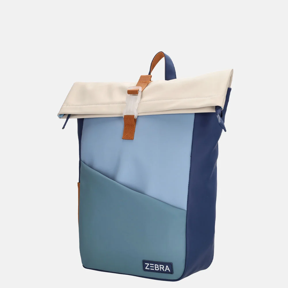 Zebra Trends Scott kinderrugzak  middenblauw bij Duifhuizen