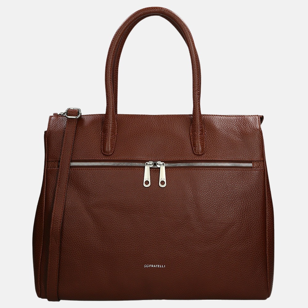 GiGi Fratelli Romance Business laptoptas 15 inch brandy
