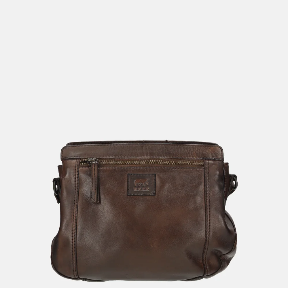 Bear Design Miley crossbody tas donkerbruin bij Duifhuizen