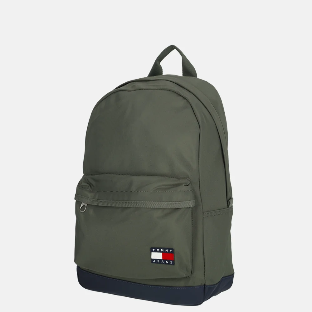 Tommy Hilfiger Daily Dome rugzak MRH pewter green bij Duifhuizen