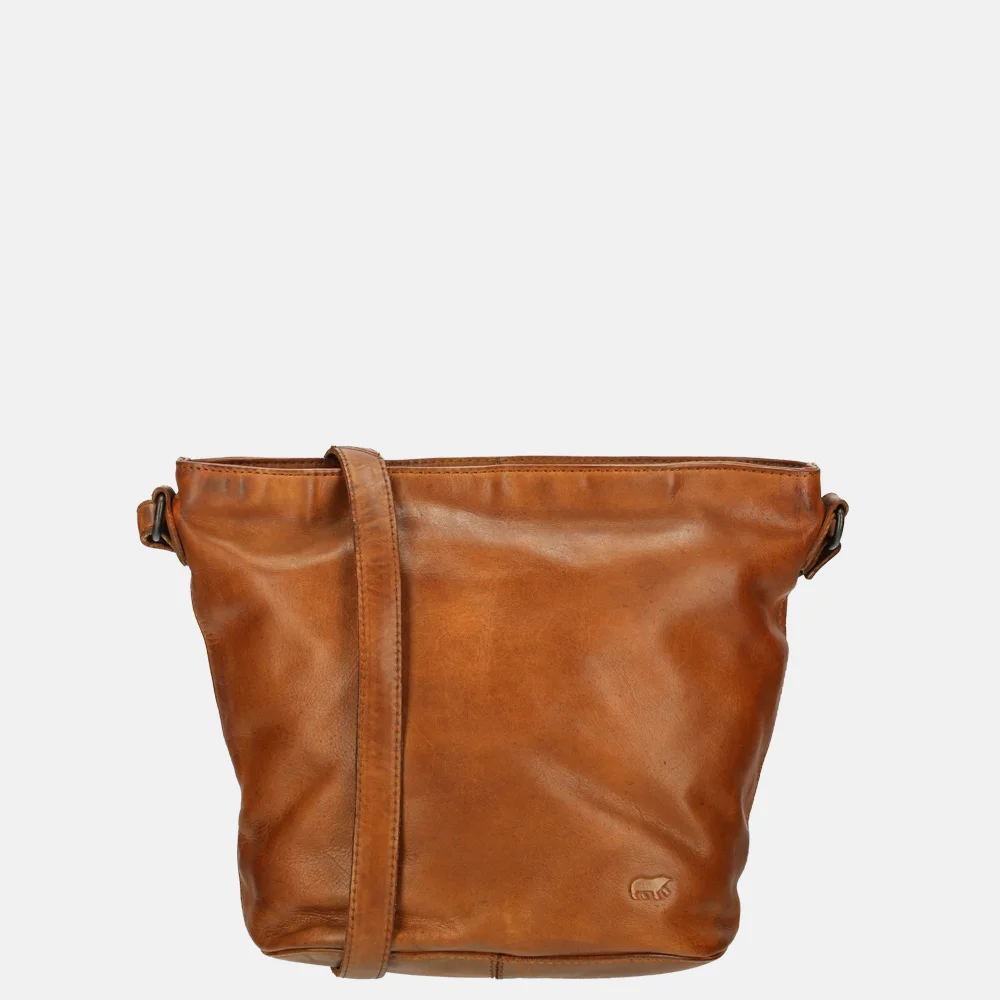 Bear Design crossbody tas cognac bij Duifhuizen