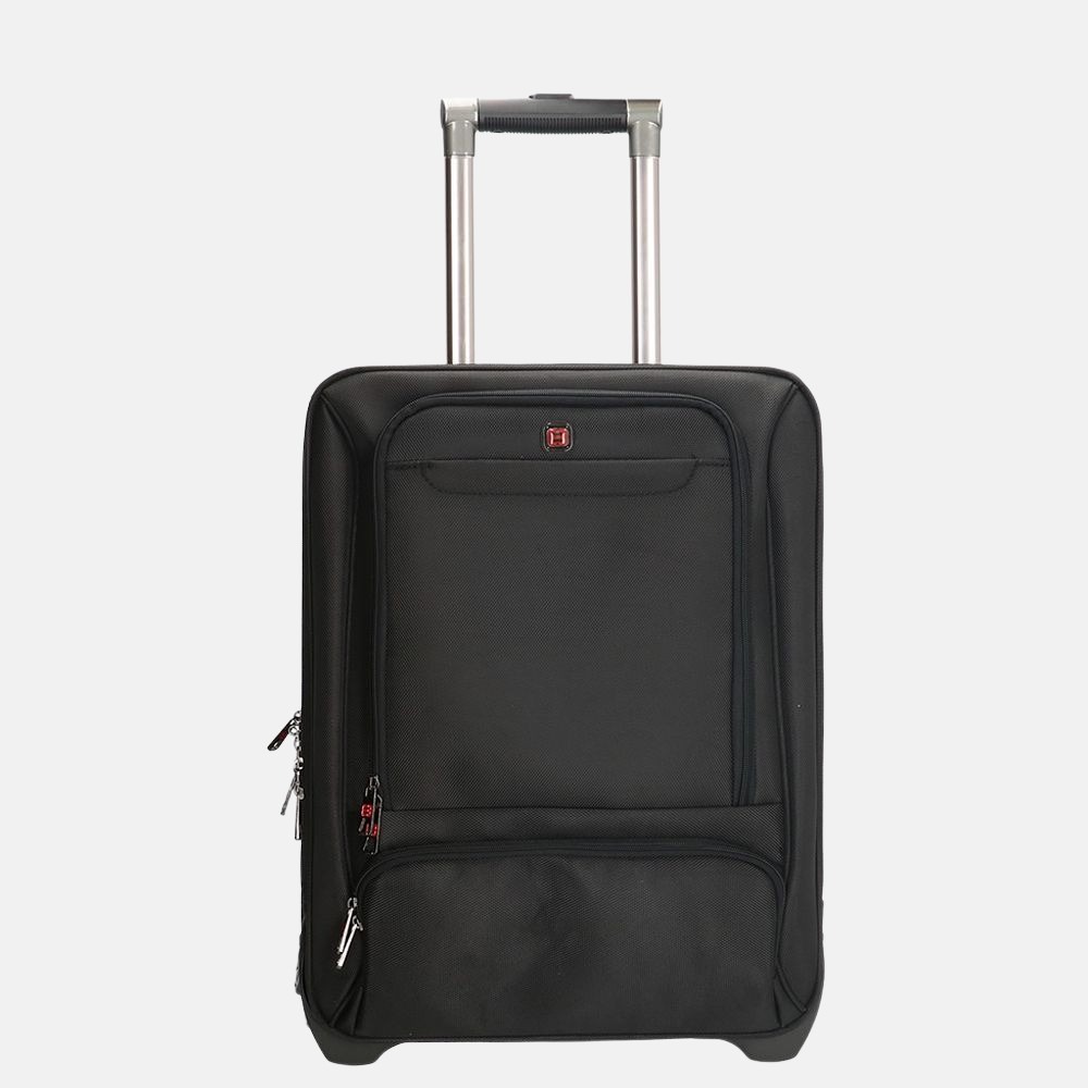 spreker naam park Enrico Benetti Cornell business trolley 15 inch black bij Duifhuizen