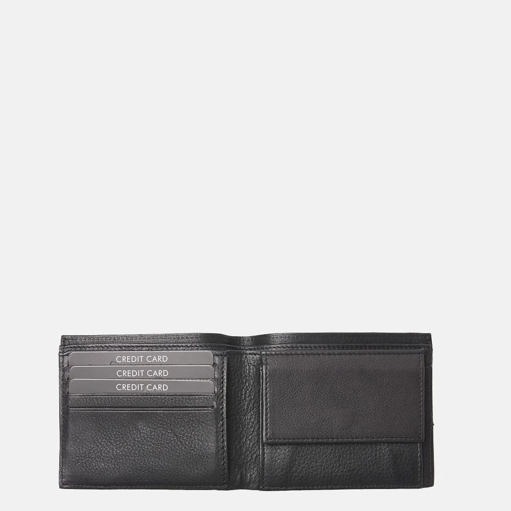 dR Amsterdam billfold black bij Duifhuizen