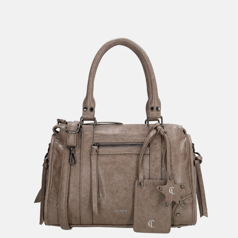 Charm London Berlin handtas M taupe