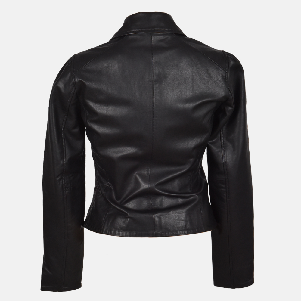 Dekkers Ledermode Lucky dames jack zwart bij Duifhuizen