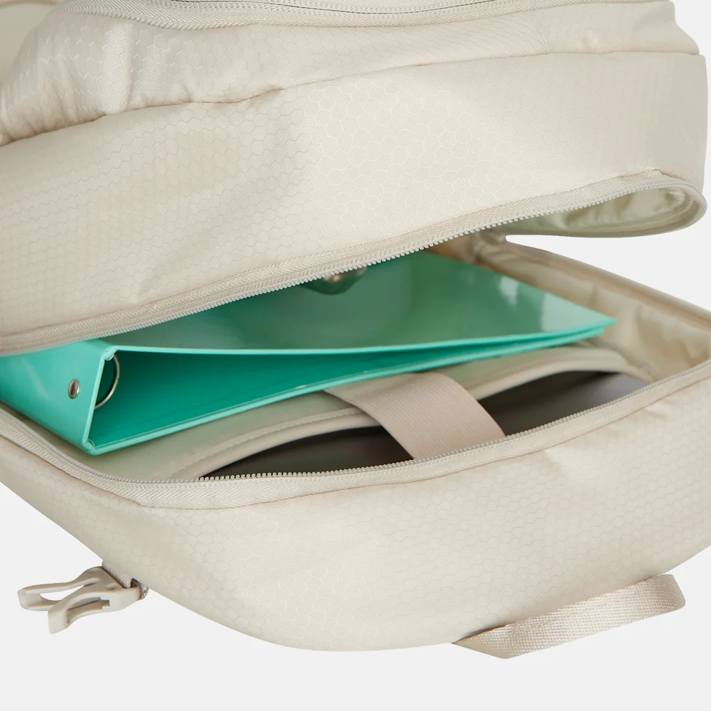 New Rebels Trontheim Herlock laptoprugzak 15.6 inch beige bij Duifhuizen