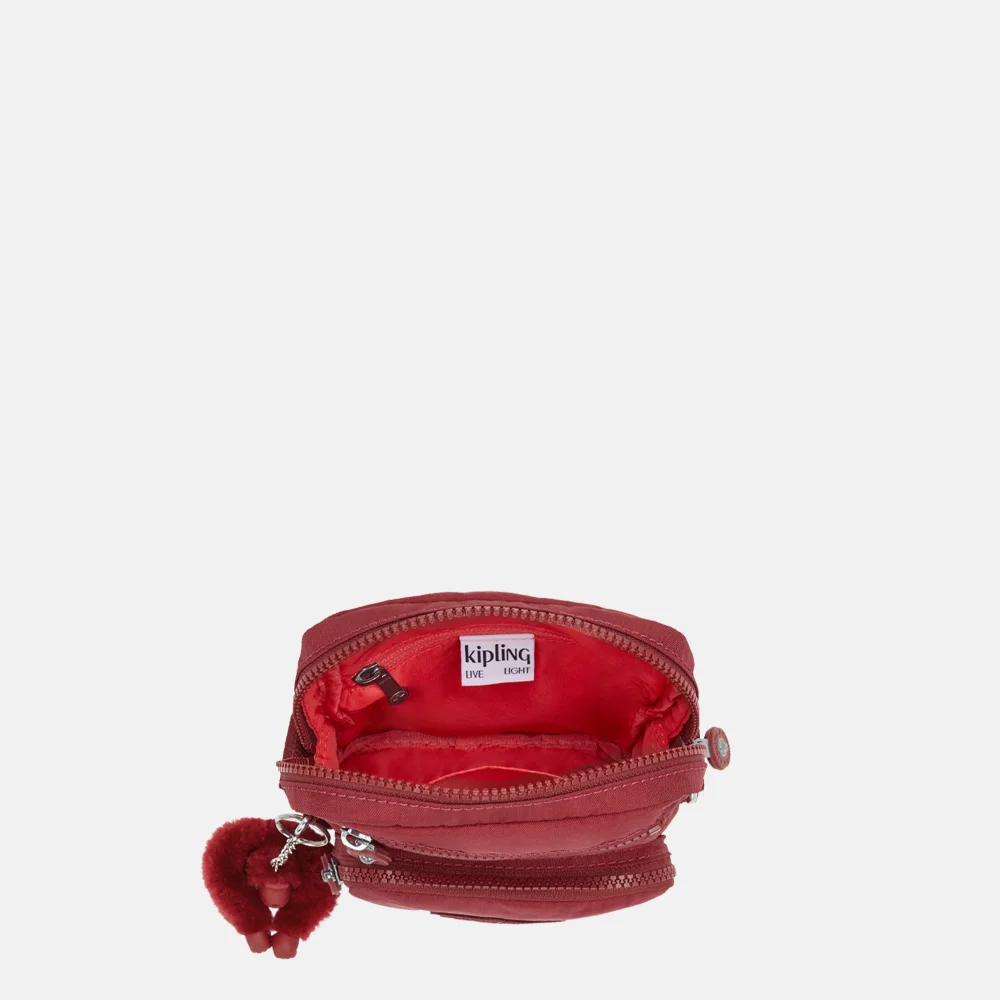 Kipling GUNNE telefoontas funky red bij Duifhuizen