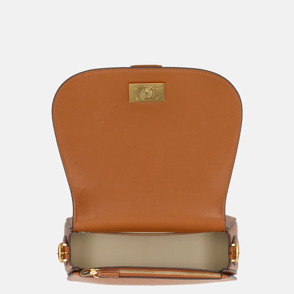 Kate Spade Noveau Saddle schoudertas cavern clay bij Duifhuizen