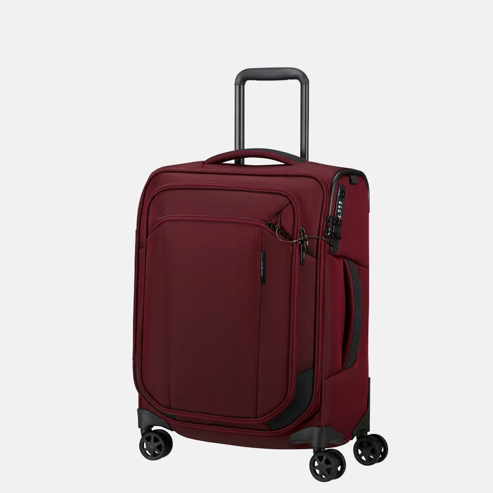 Samsonite Respark Strict handbagage koffer 55 cm burgundy bij Duifhuizen