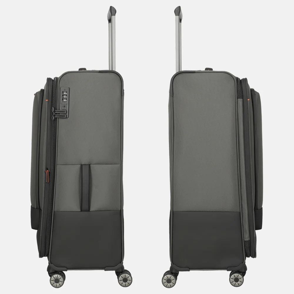Travelite Crosslite reiskoffer 81 cm XL expendable dark olive bij Duifhuizen