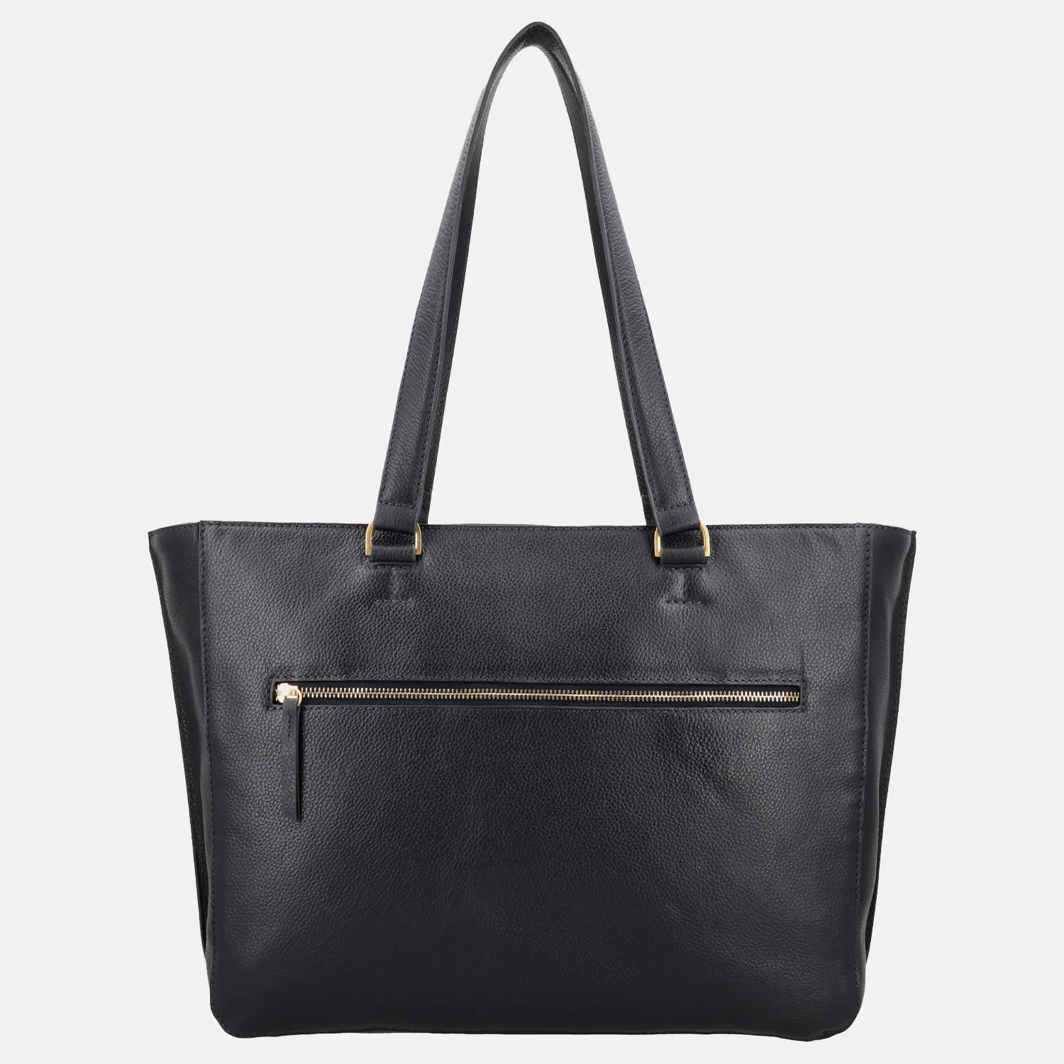 Loulou Essentiels Celine shopper 15.6 inch dark navy bij Duifhuizen