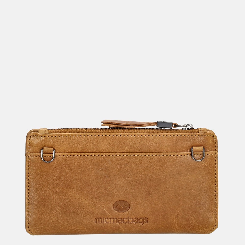 Micmacbags Porto portemonnee/telefoontasje oker bij Duifhuizen