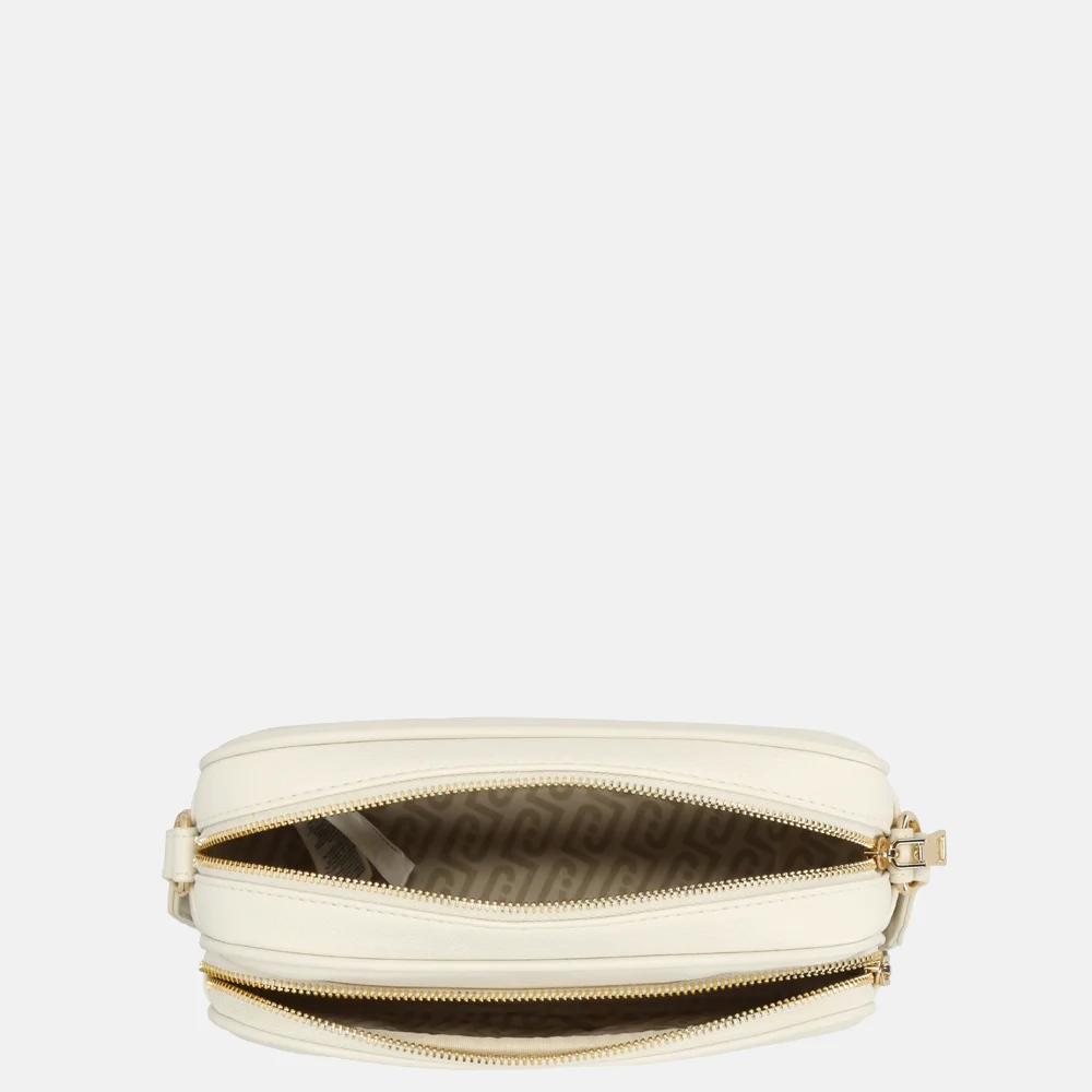 Liu Jo Achala camera case crossbody tas M cream bij Duifhuizen