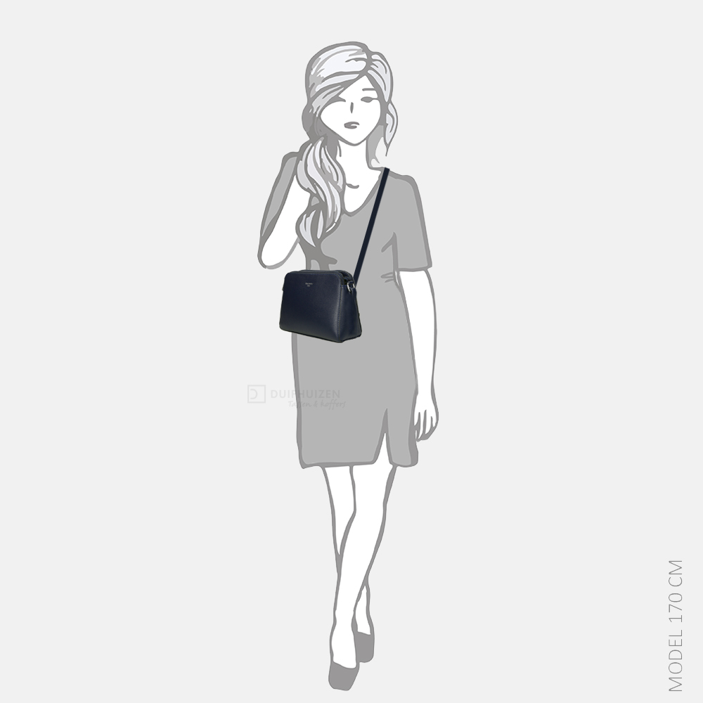 Firenze crossbody tas dark blue bij Duifhuizen