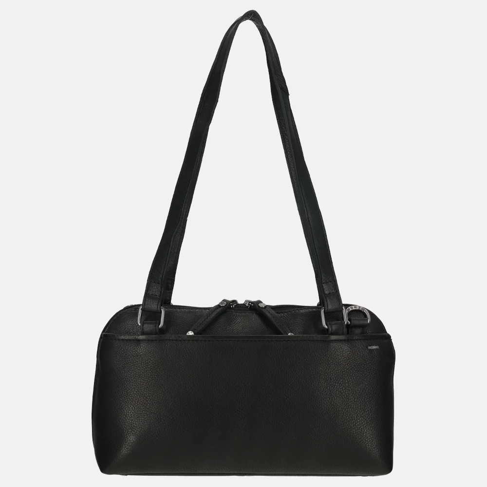 Berba Lucca schoudertas zwart bij Duifhuizen