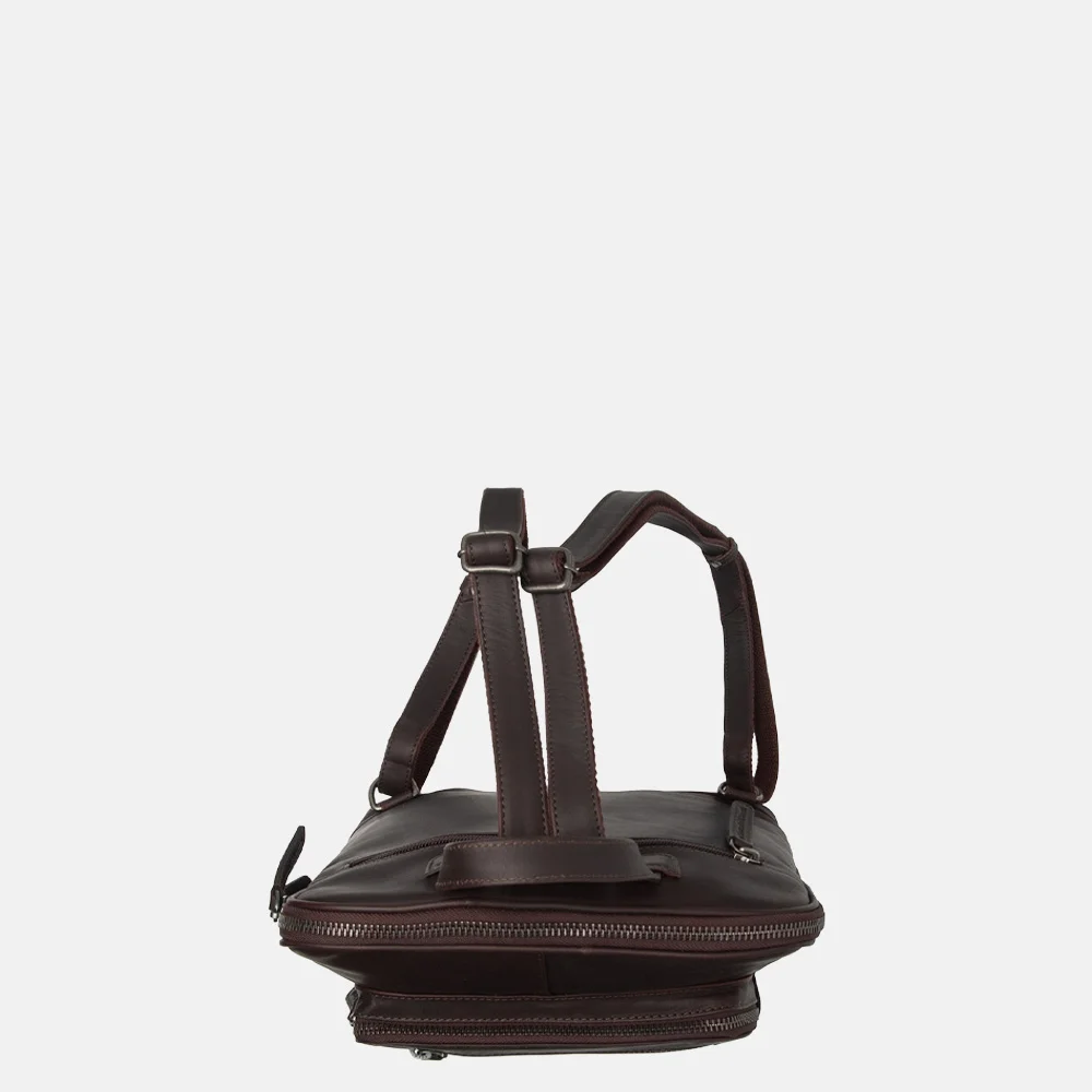 Chesterfield Floran rugzak dark brown bij Duifhuizen