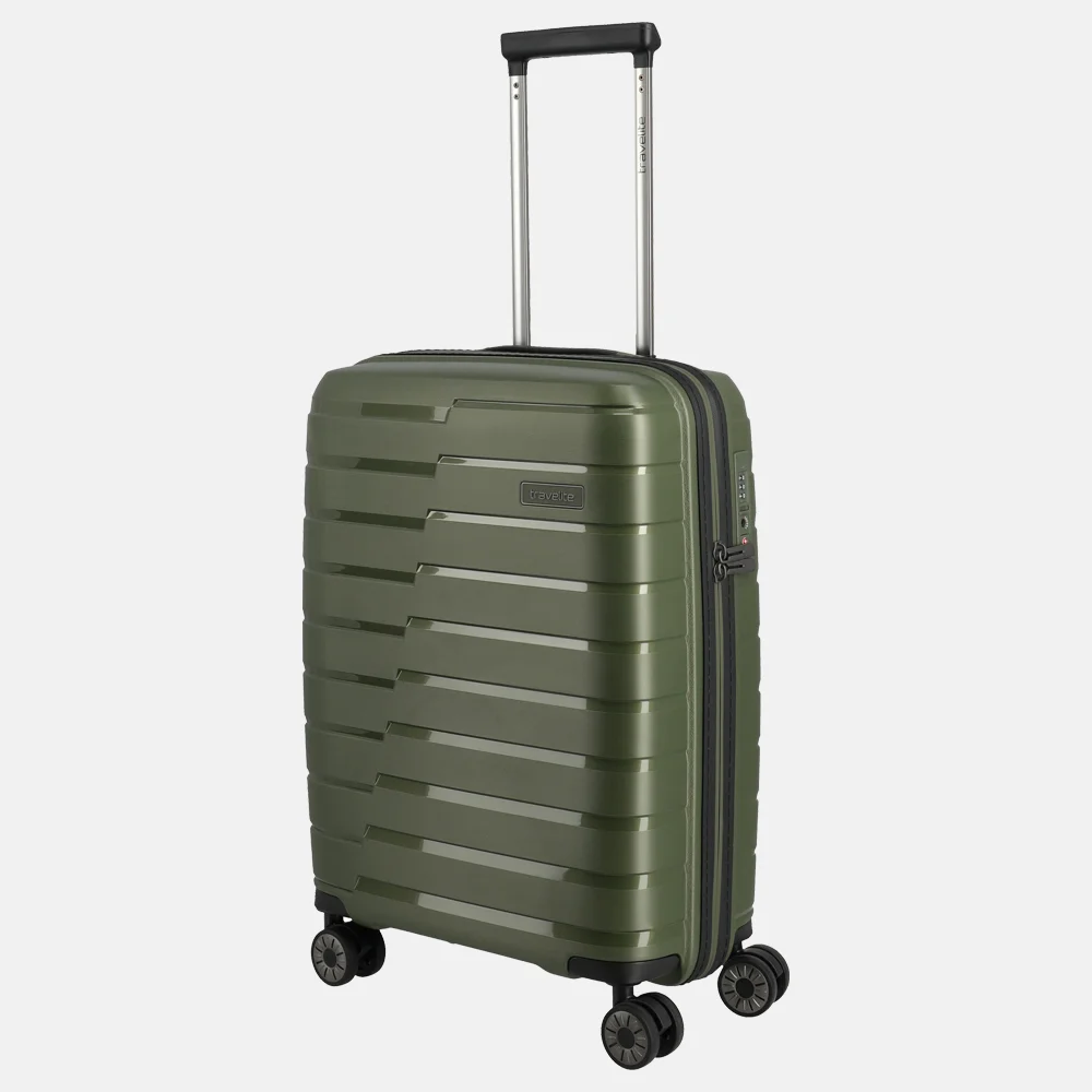 Travelite Air Base handbagage koffer 55 cm olive bij Duifhuizen