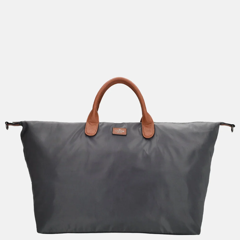 Charm London Buckingham weekendtas olifant grijs bij Duifhuizen