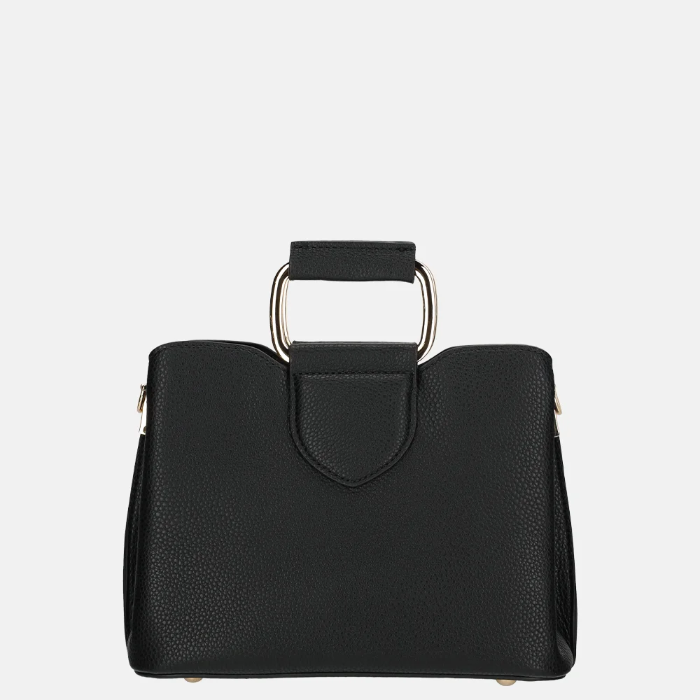 Flora & Co handtas S black bij Duifhuizen