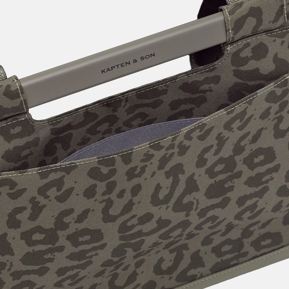Kapten & Son Vaasa boodschappentas leopard bij Duifhuizen